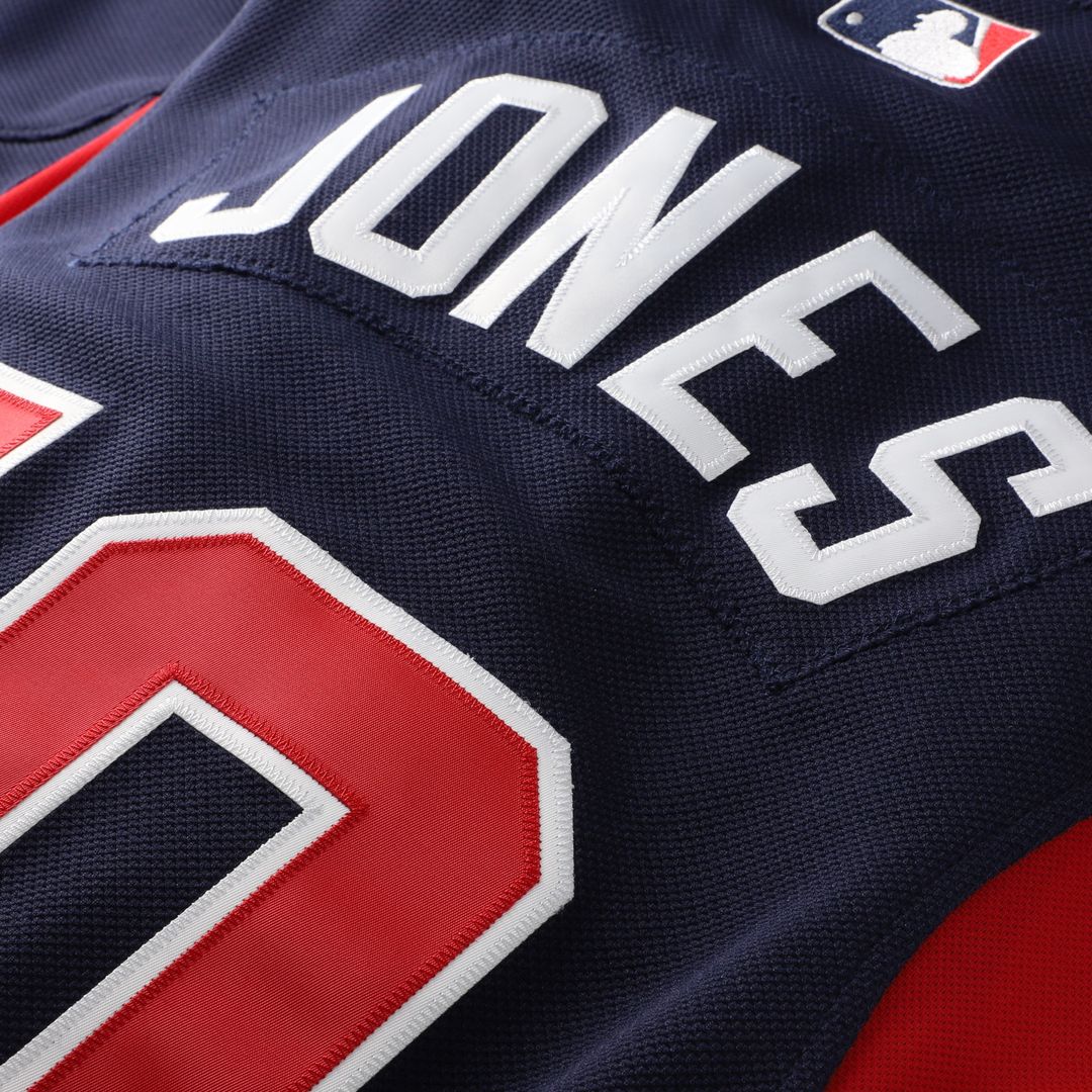 Chipper Jones Atlanta Braves Mitchell & Ness Authentic Batting Practice Jersey - Navy