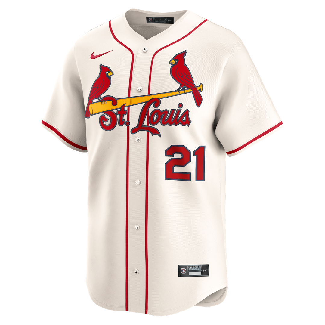 Lars Nootbaar St. Louis Cardinals Nike Alternate 2 Limited Jersey - Cream