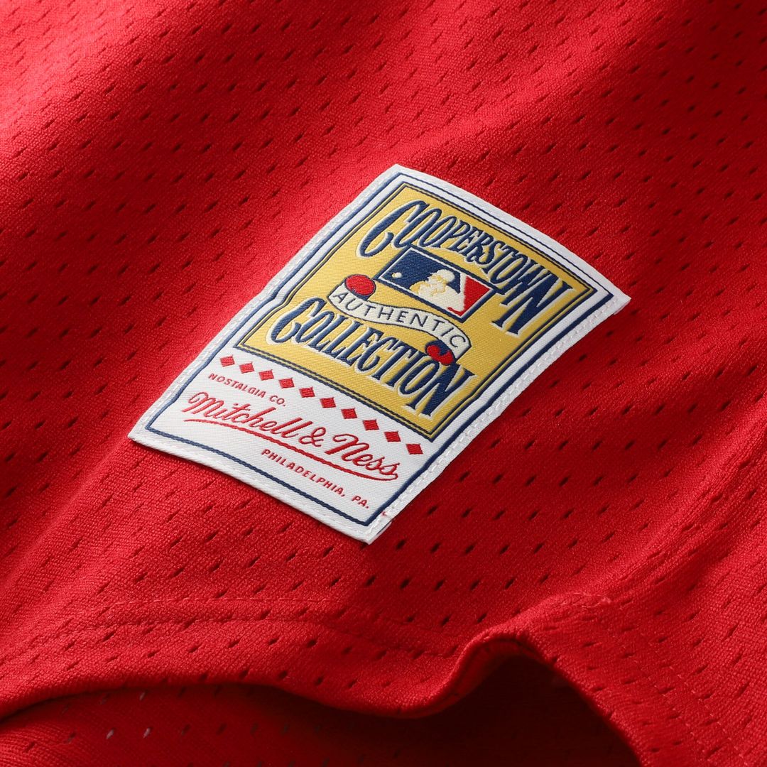 Barry Larkin Cincinnati Reds Mitchell & Ness Authentic Batting Practice Jersey - Red