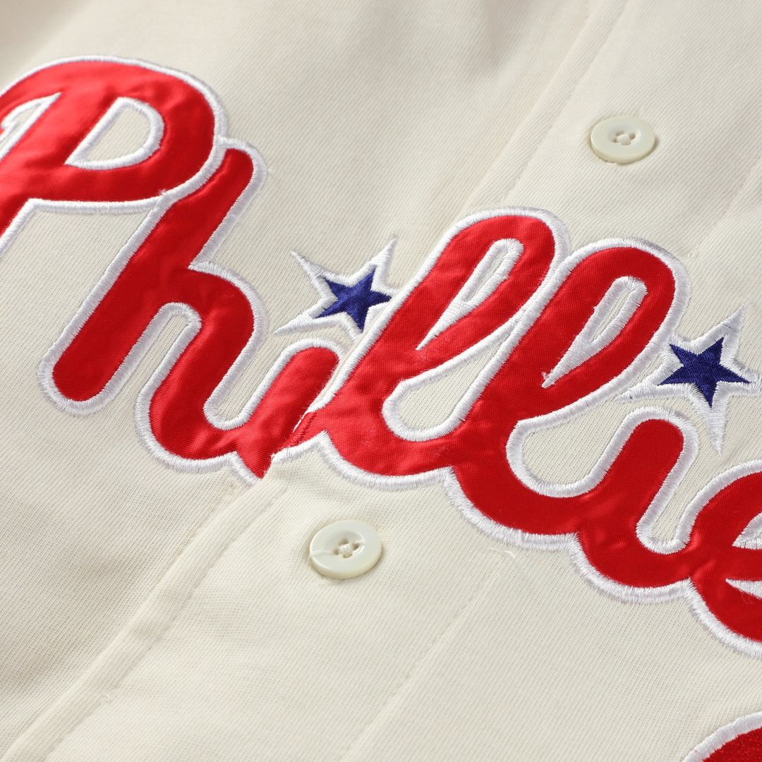 Philadelphia Phillies Profile Big & Tall Two-Color Fashion Jersey - Cream/Red
