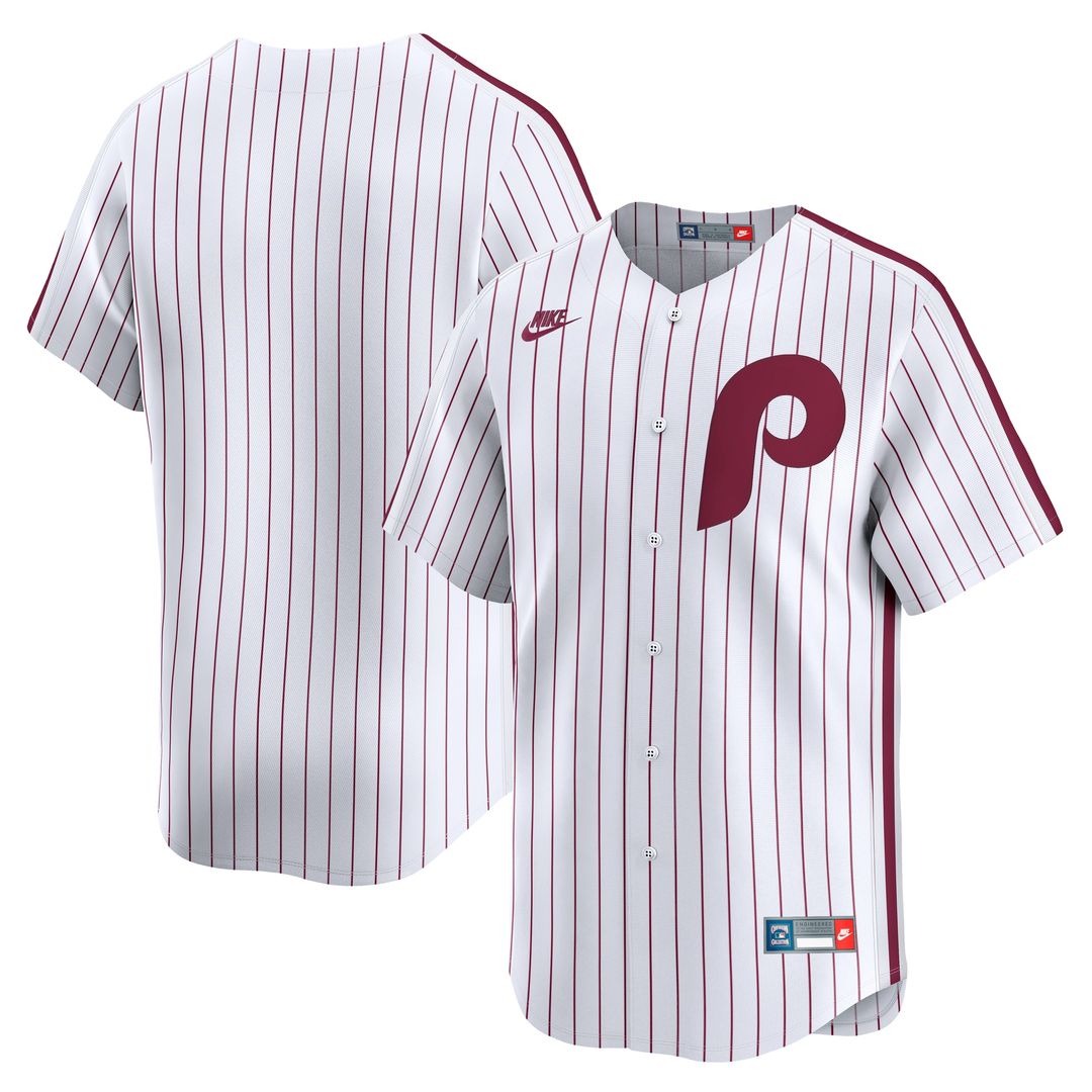 Philadelphia Phillies Nike Cooperstown Collection Limited Jersey - White