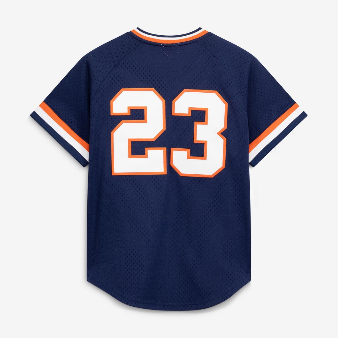 Kirk Gibson Detroit Tigers Mitchell & Ness Authentic Batting Practice Jersey - Navy