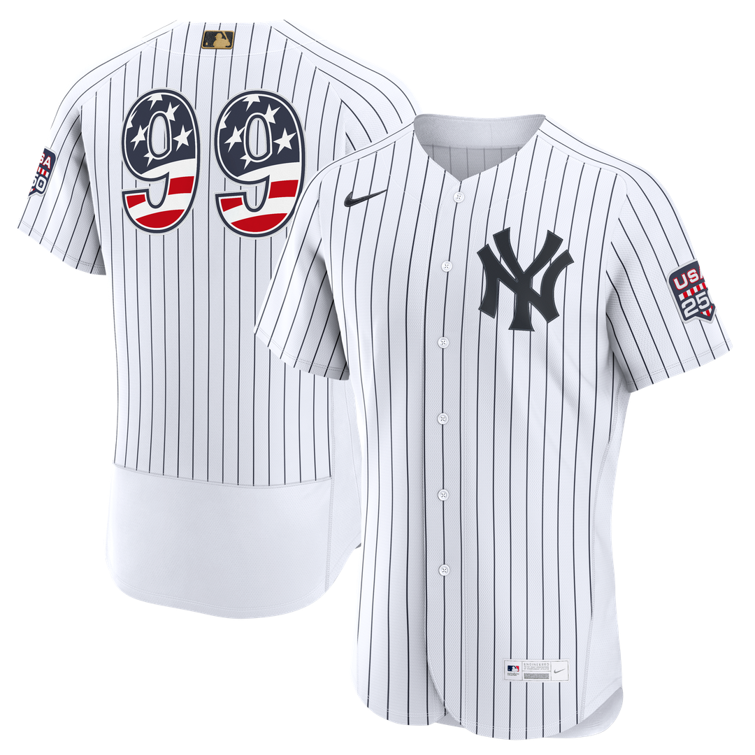 Aaron Judge New York Yankees Nike USA 250 Fourth of July Home Authentic Jersey - White