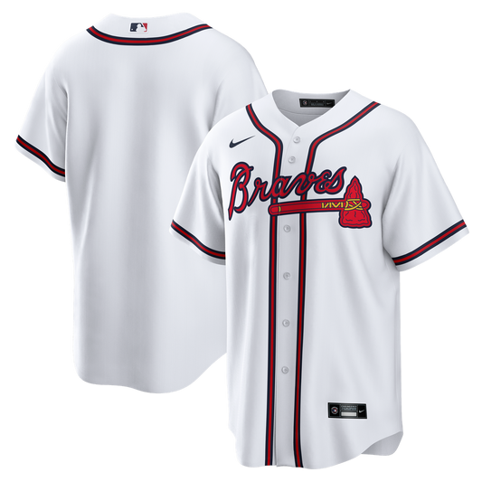 Atlanta Braves Nike Home Big & Tall Replica Jersey - White