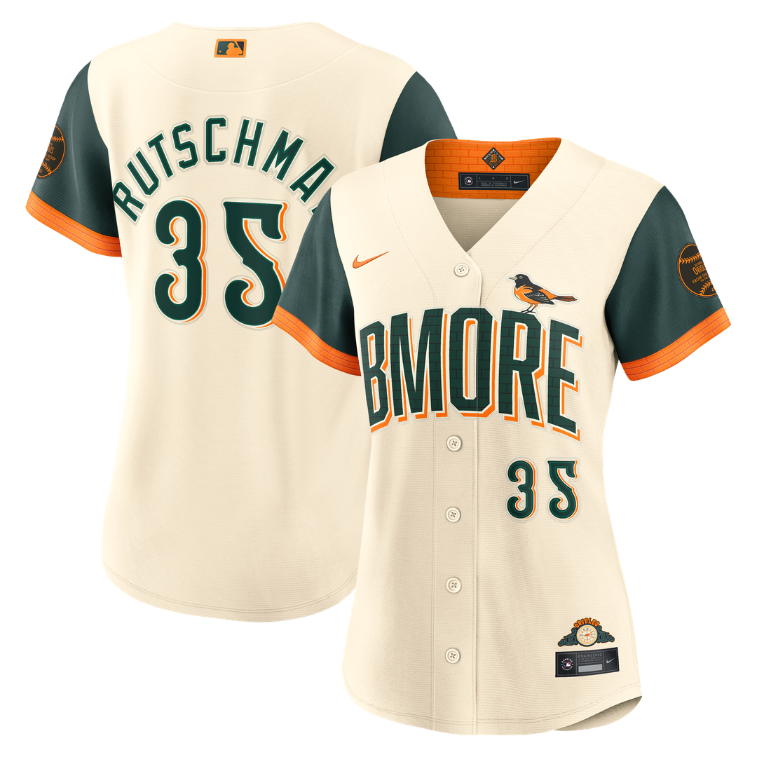 Adley Rutschman Baltimore Orioles Nike Women's 2026 City Connect Stadium Jersey - Cream