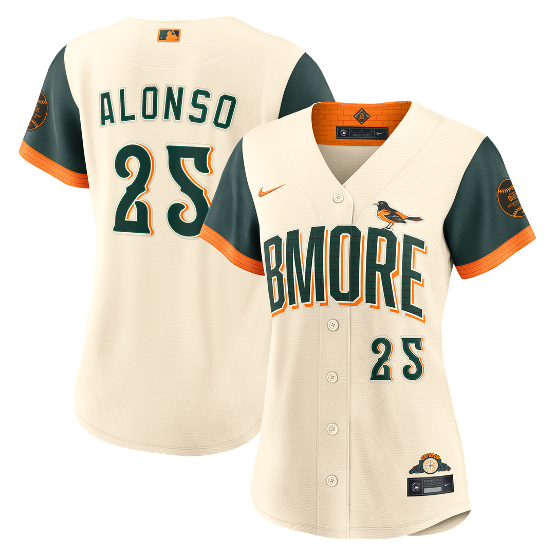 Pete Alonso Baltimore Orioles Nike Women's 2026 City Connect Stadium Jersey - Cream