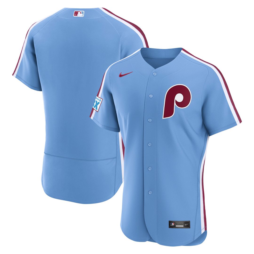 Philadelphia Phillies Nike Alternate Authentic Jersey - Light Blue