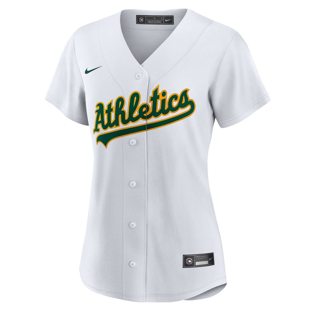 Nick Kurtz Athletics Nike Women's Home Replica Player Jersey - White