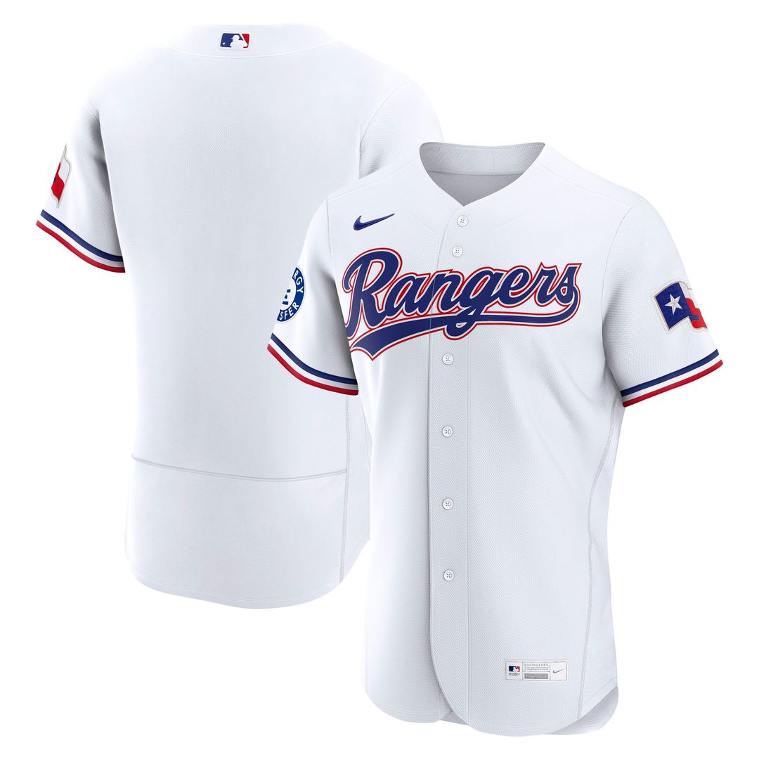 Texas Rangers Nike Alternate Authentic Jersey - Light Blue