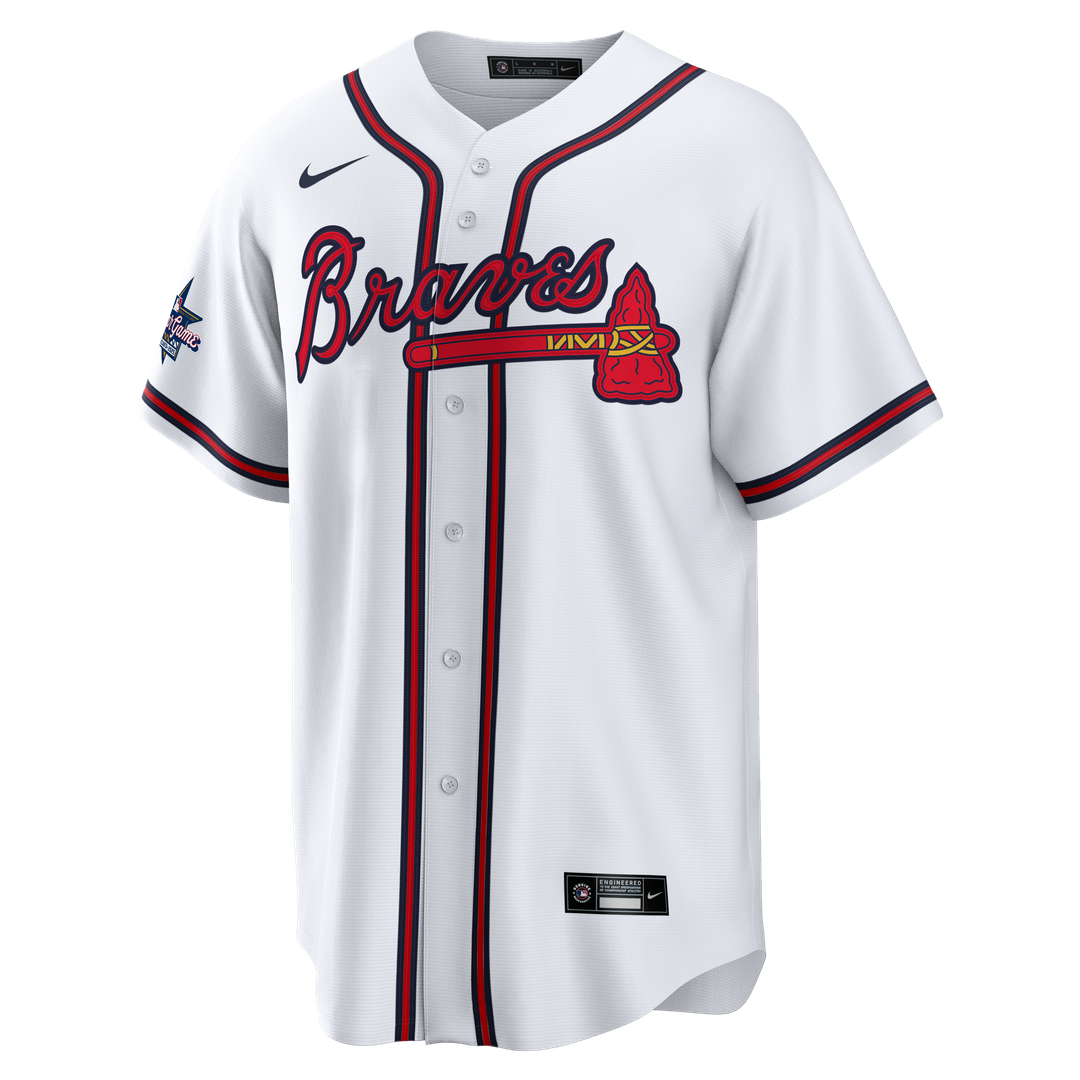 Deion Sanders Atlanta Braves Nike Home Retired Player Replica Jersey - White