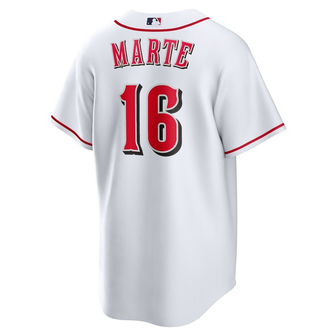 Noelvi Marte Cincinnati Reds Nike Home Replica Jersey - White