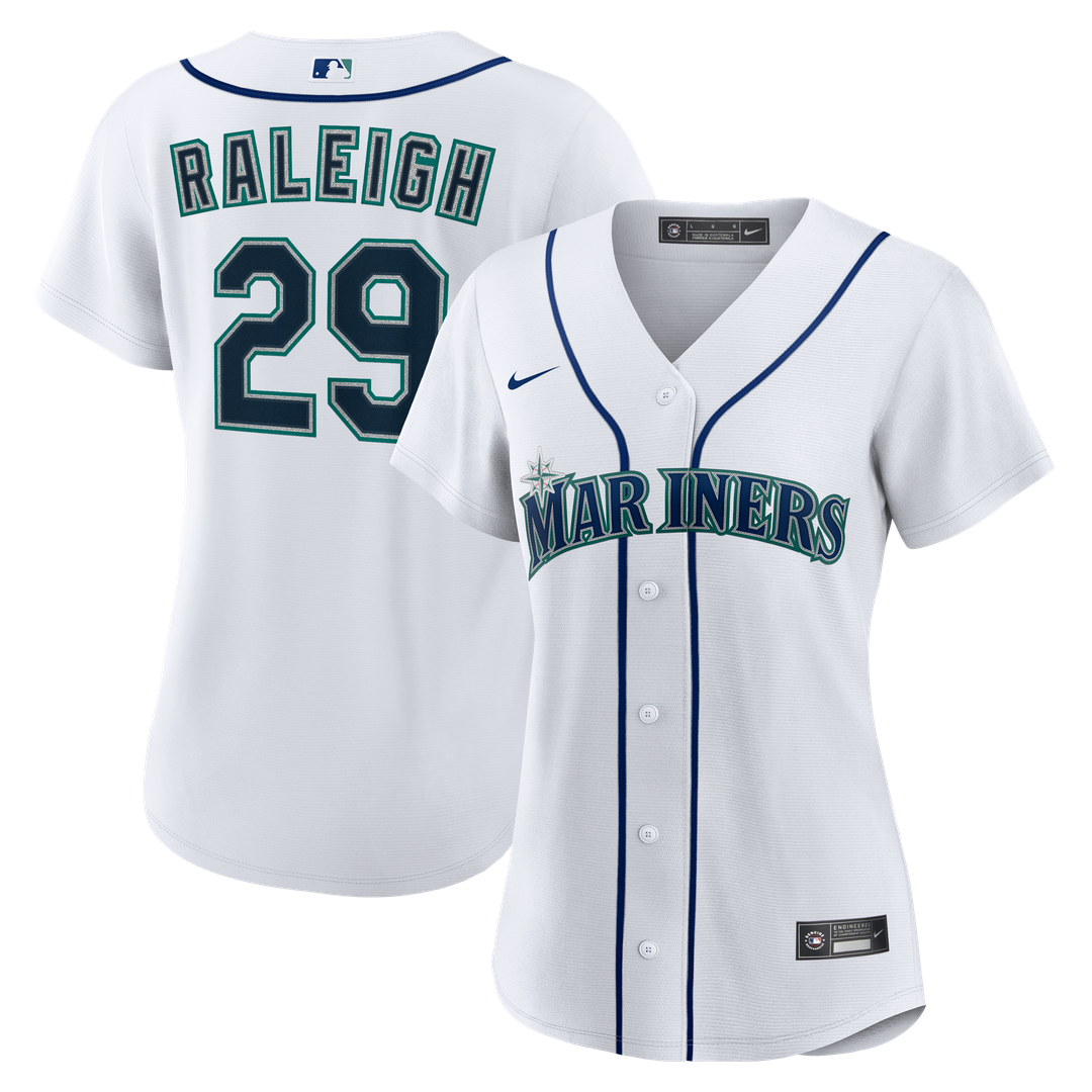 Cal Raleigh Seattle Mariners Nike Women's Home Replica Jersey - White