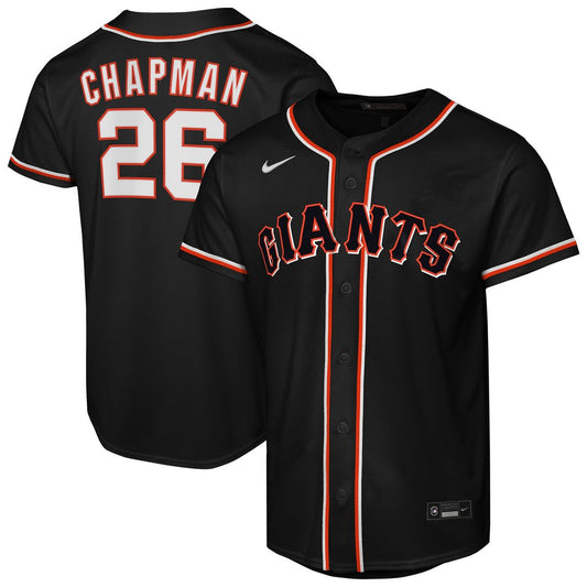Matt Chapman San Francisco Giants Nike Youth Fashion Replica Player Jersey - Black