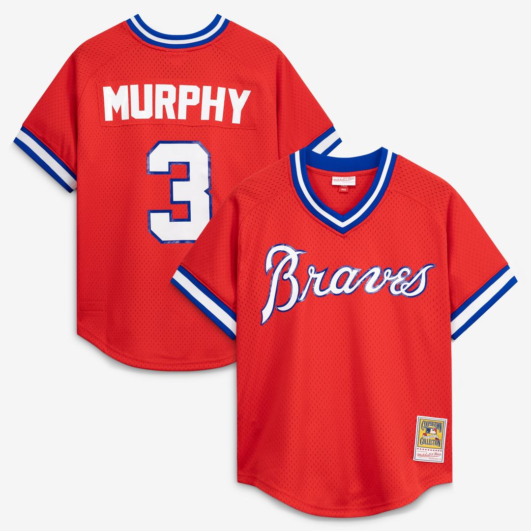 Dale Murphy Atlanta Braves Mitchell & Ness Authentic Batting Practice Jersey - Royal