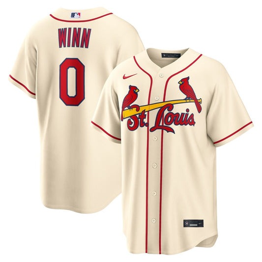 Masyn Winn St. Louis Cardinals Nike Alternate Replica Jersey - Cream