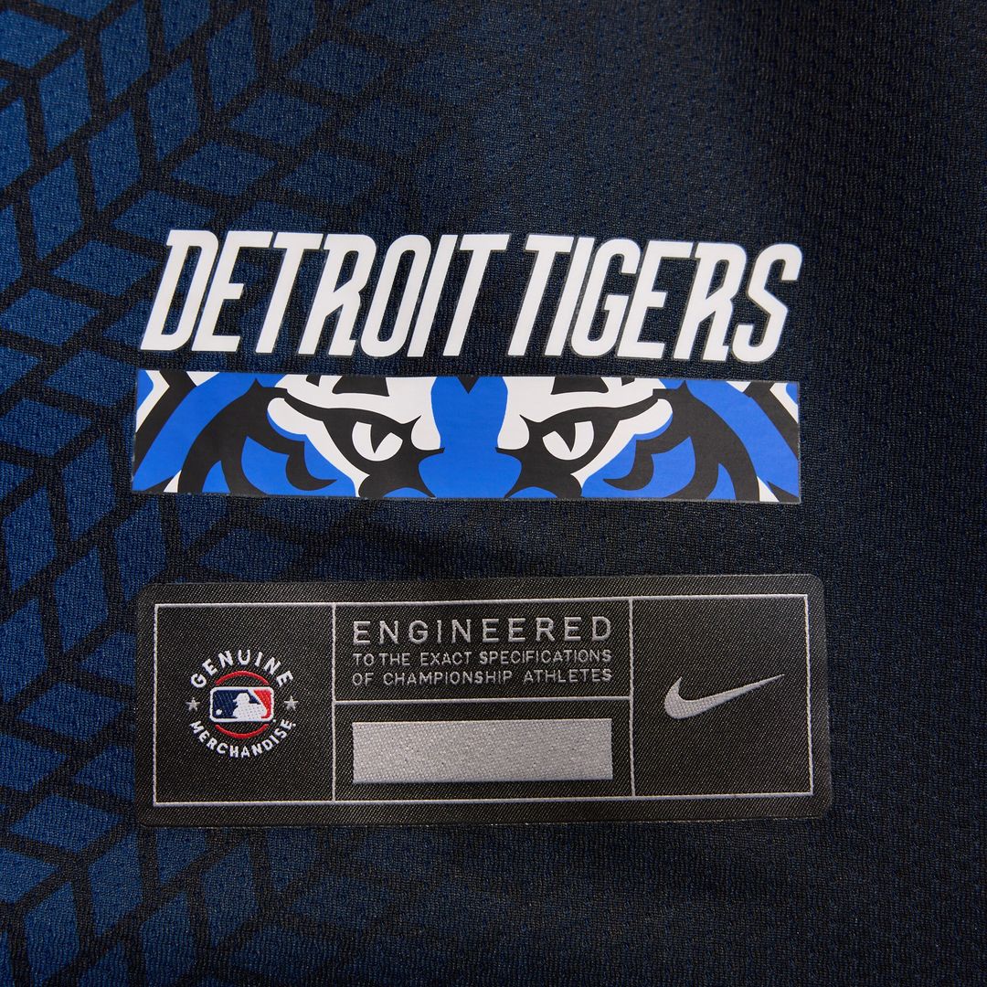 Detroit Tigers Nike City Connect Limited Jersey - Blue