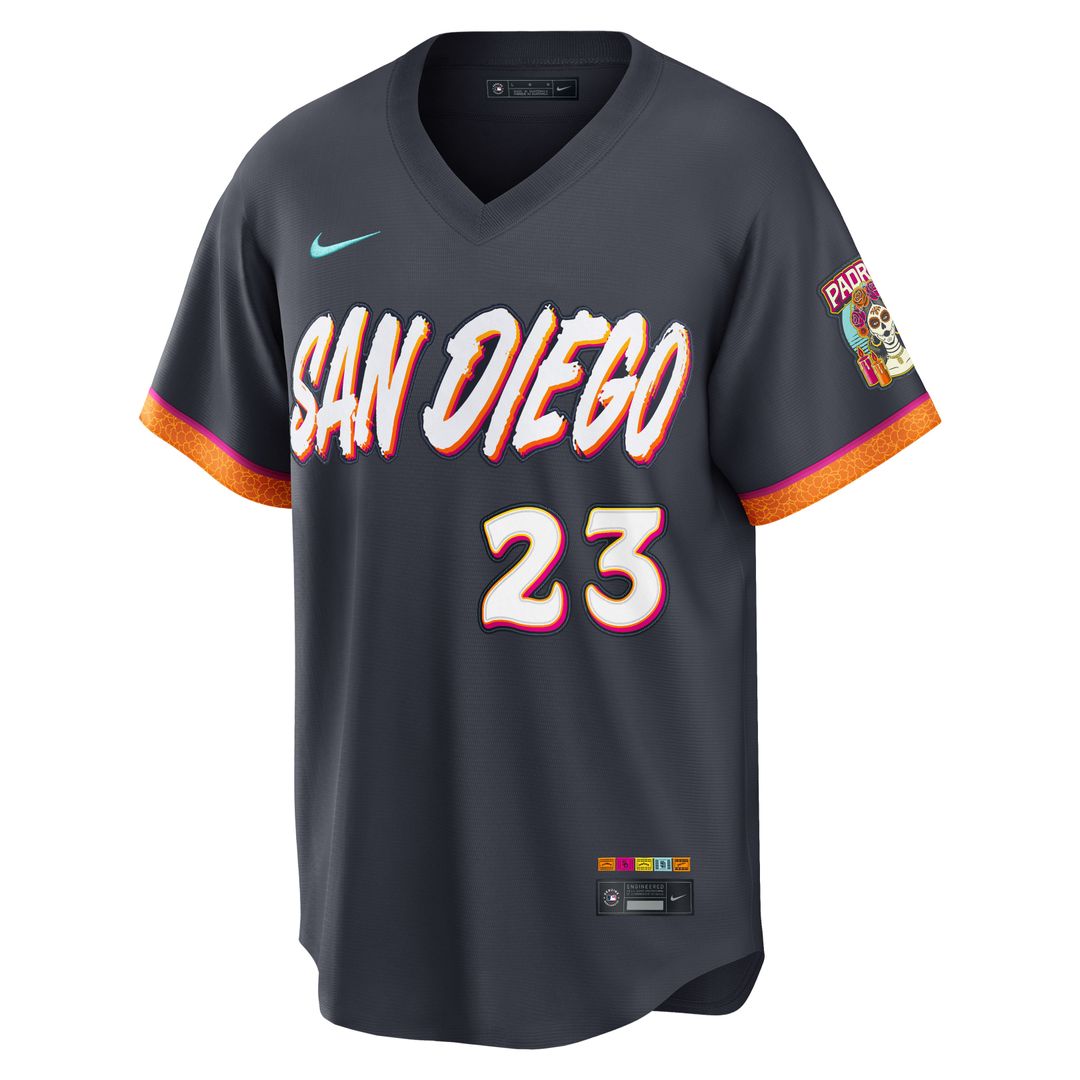 Fernando Tatis Jr. San Diego Padres Nike 2026 City Connect Stadium Jersey - Obsidian
