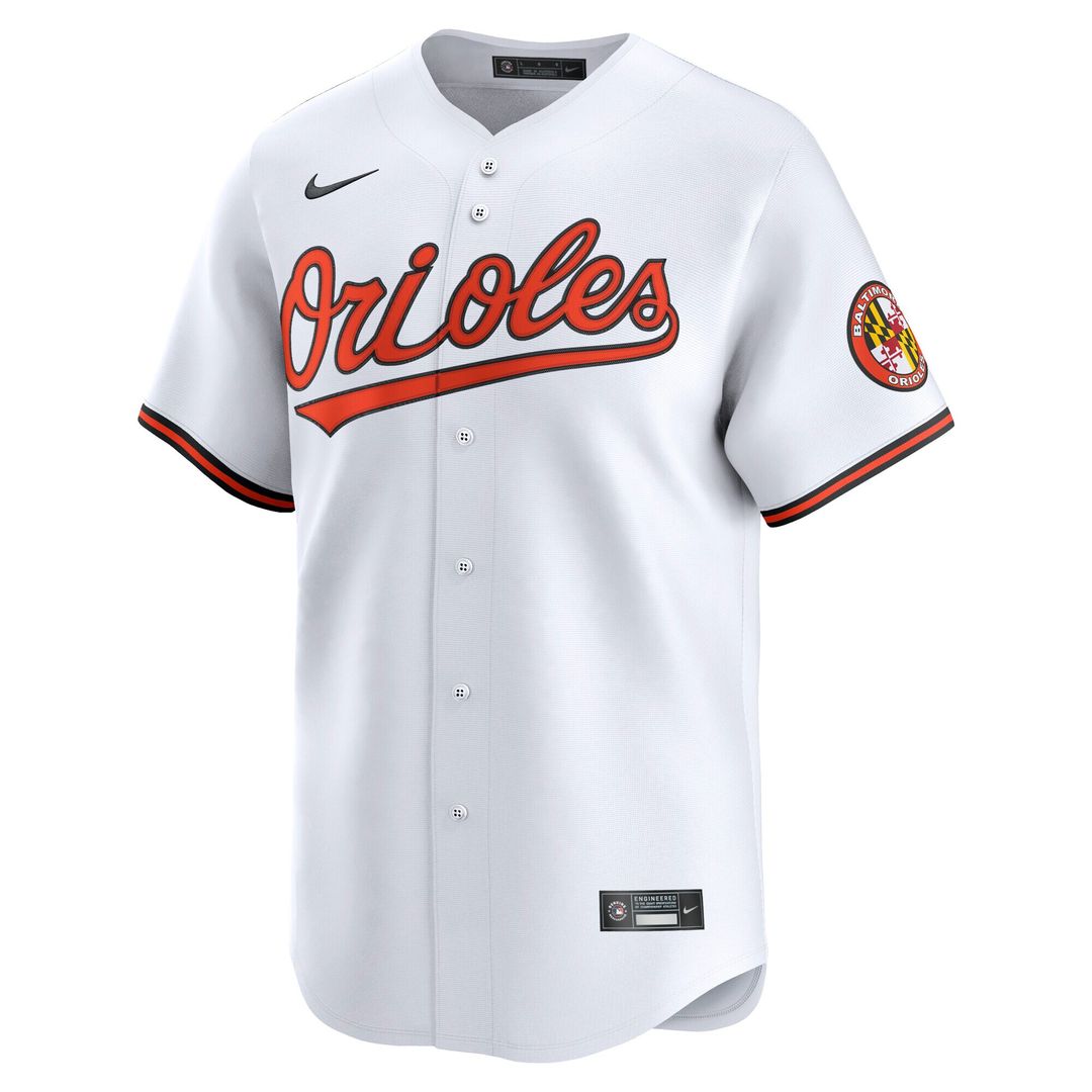 Baltimore Orioles Nike Home Limited Jersey - White