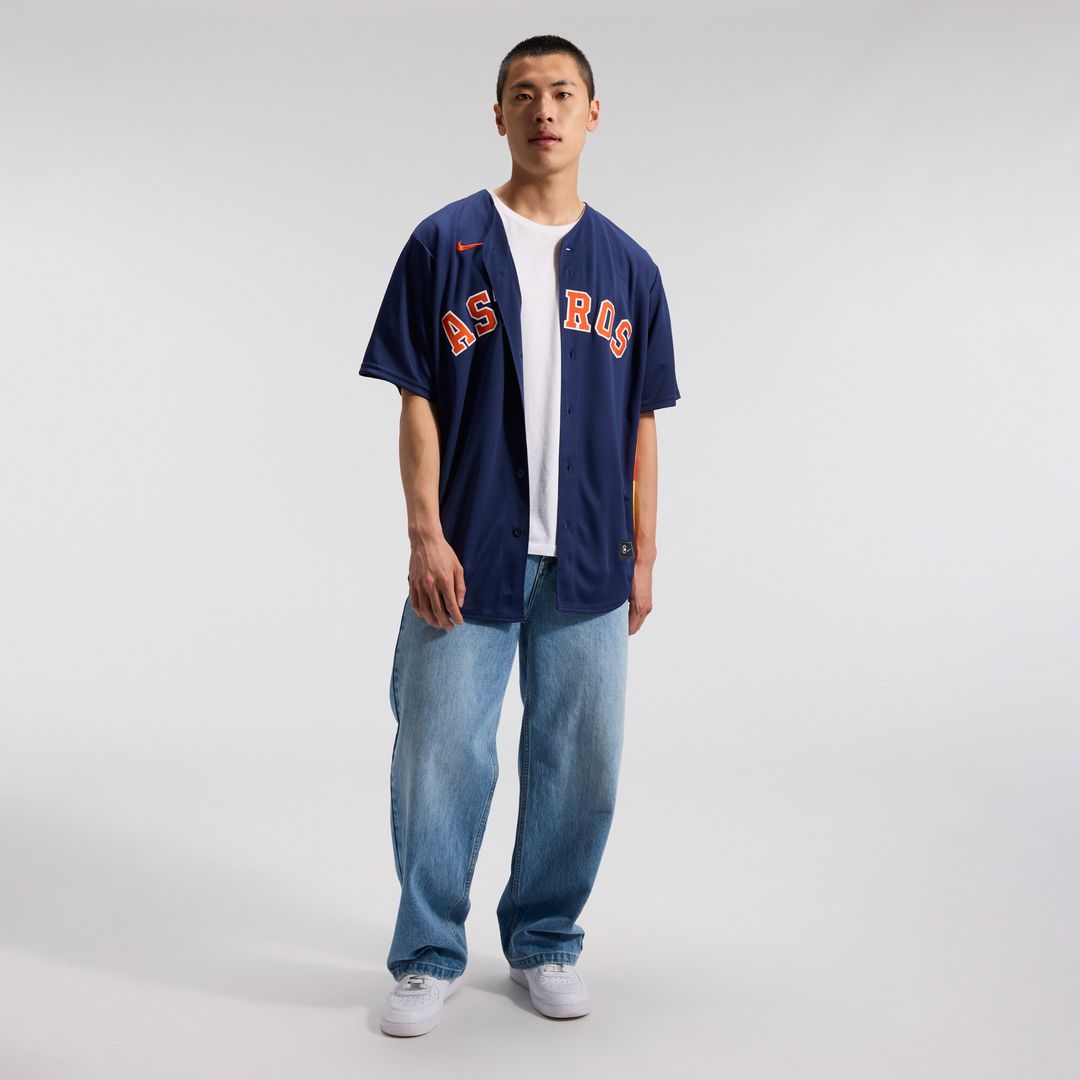 Jose Altuve Houston Astros Nike Alternate 2 Replica Jersey - Navy