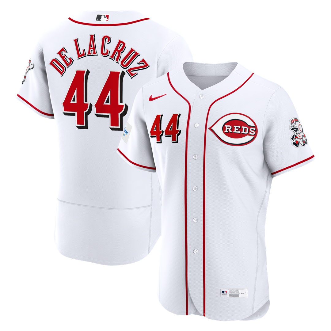 Elly De La Cruz Cincinnati Reds Nike Alternate Authentic Sponsor Patch Jersey - Red