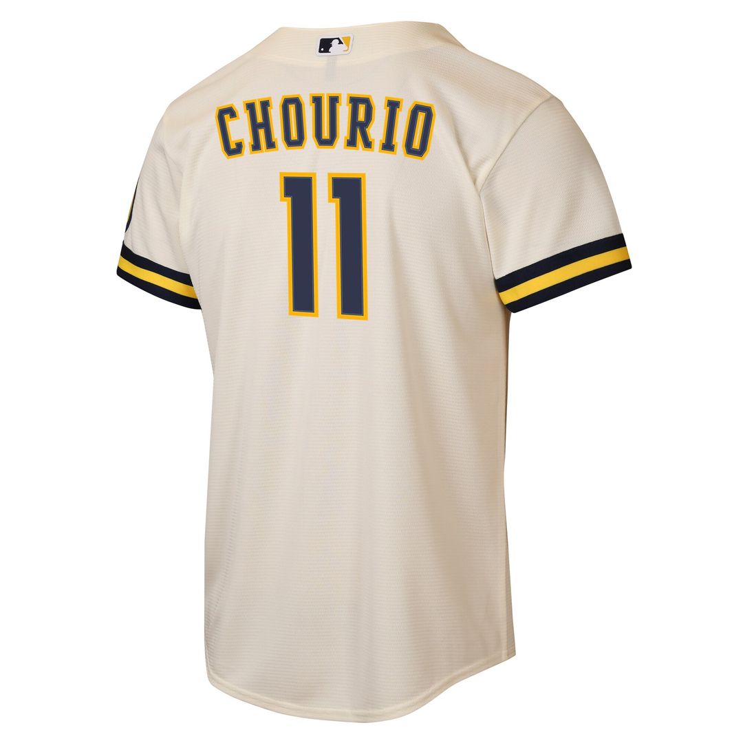 Jackson Chourio Milwaukee Brewers Nike Youth Road Stadium Jersey - Powder Blue