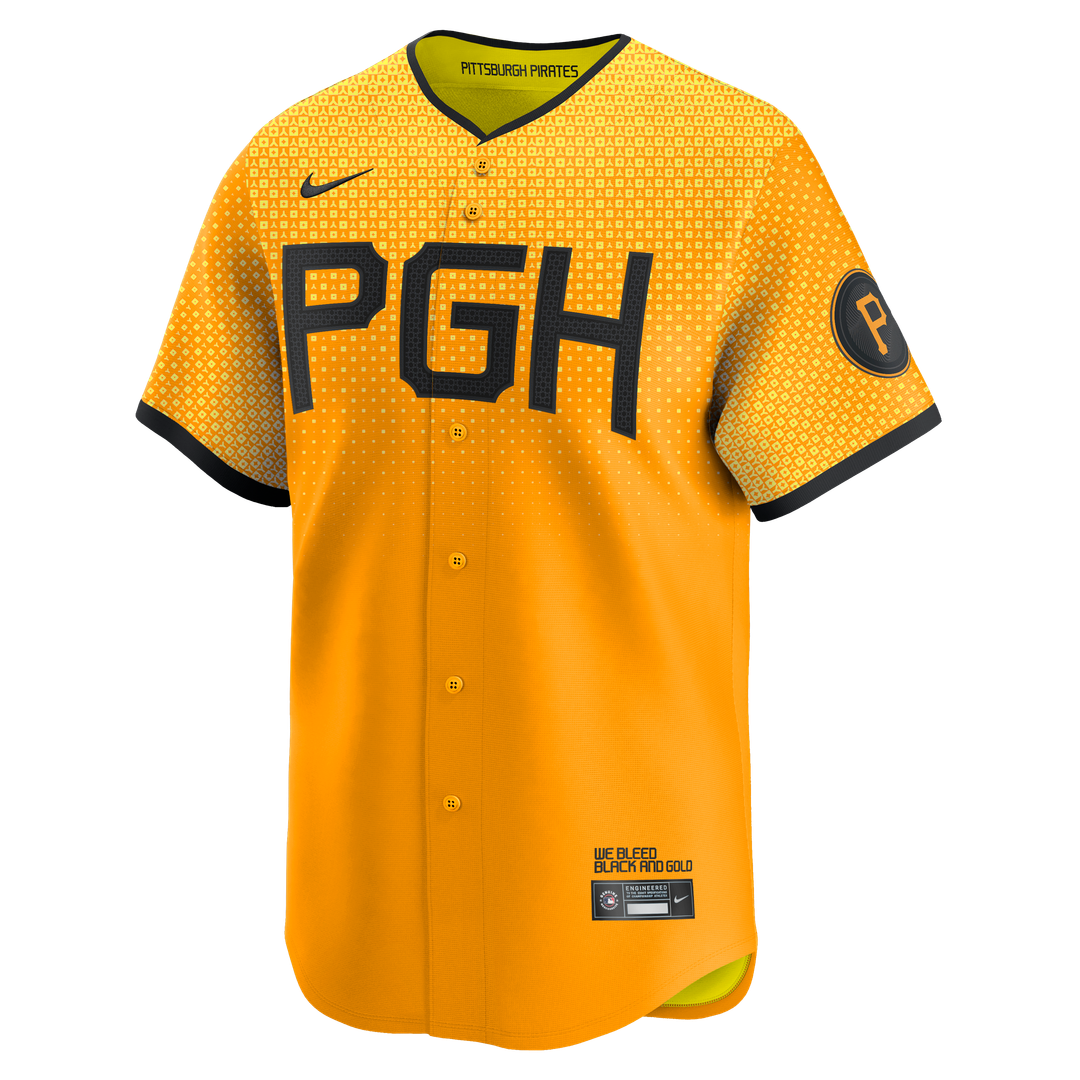 Oneil Cruz Pittsburgh Pirates Nike City Connect Limited Jersey - Gold