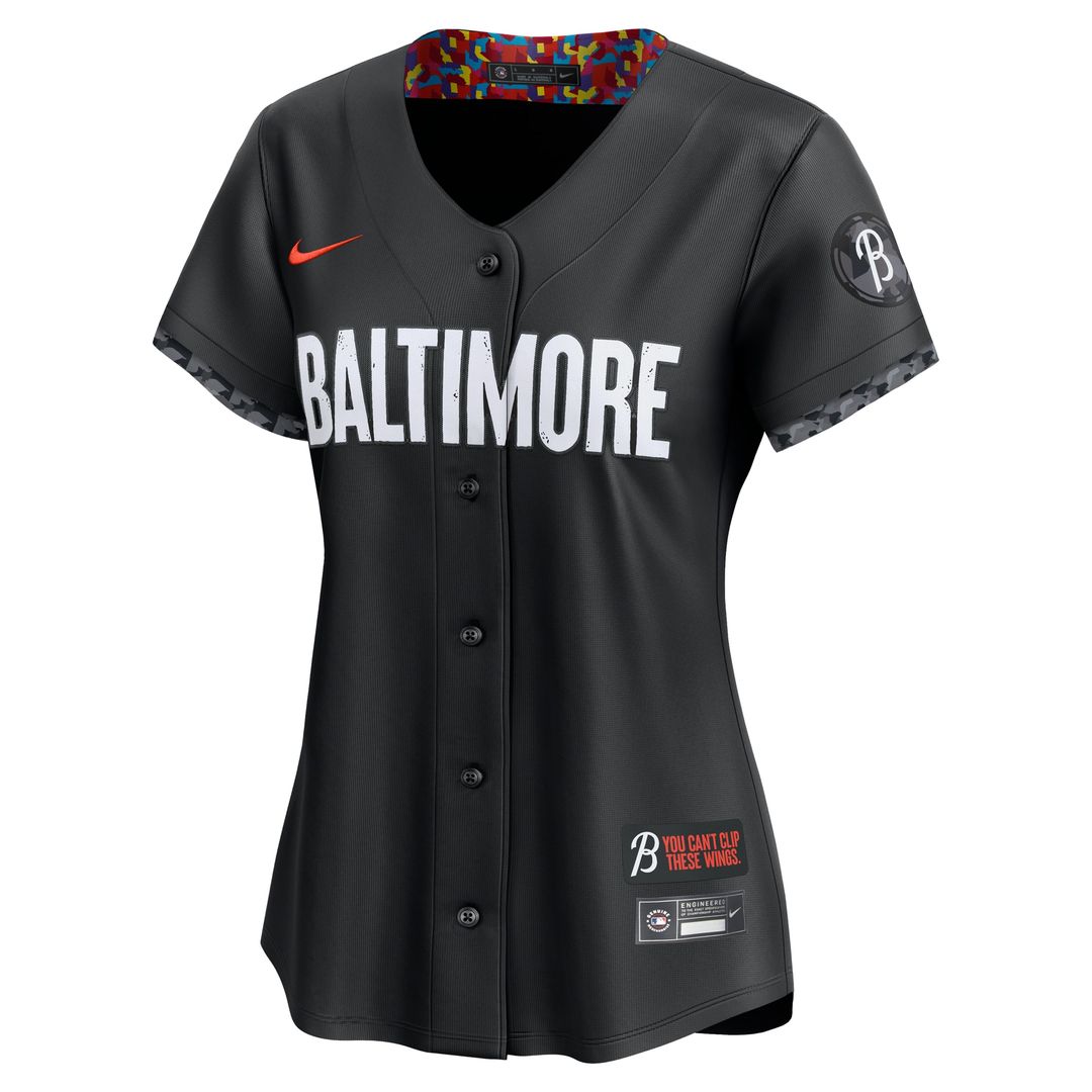 Baltimore Orioles Nike Women's City Connect Limited Jersey - Black