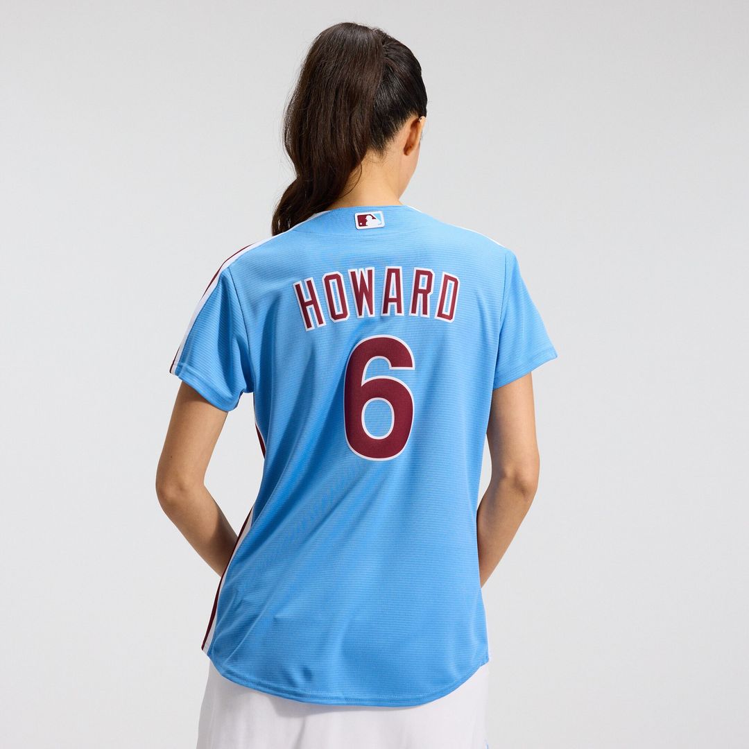 Ryan Howard Philadelphia Phillies Nike Women's Replica Jersey - Light Blue