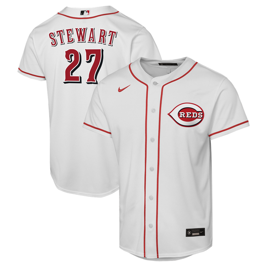 Sal Stewart Cincinnati Reds Nike Youth Home Replica Player Jersey - White