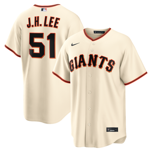 Jung Hoo Lee San Francisco Giants Nike Home Replica Jersey - Cream