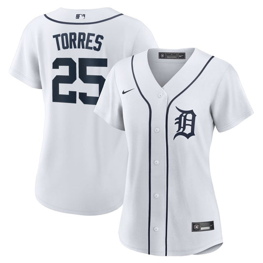 Gleyber Torres Detroit Tigers Nike Women's Home Replica Jersey - White