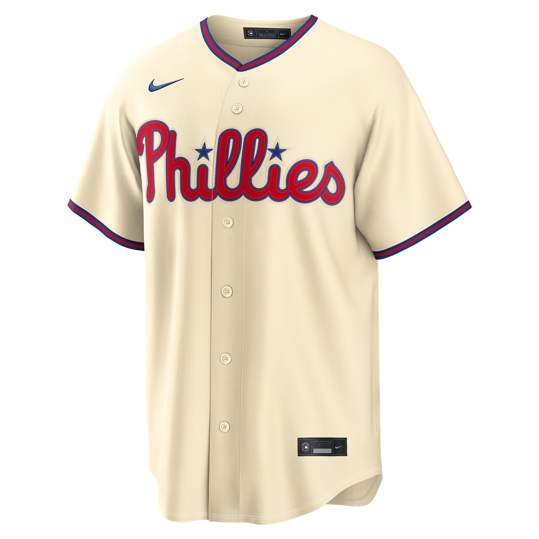 Philadelphia Phillies Nike Alternate Replica Jersey - Cream