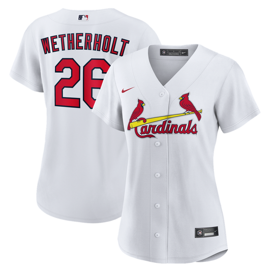 JJ Wetherholt St. Louis Cardinals Nike Women's Home Replica Jersey - White
