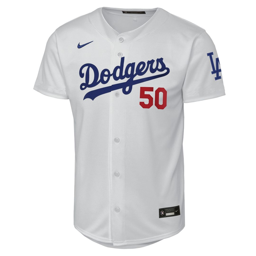 Mookie Betts Los Angeles Dodgers Nike Youth Home Stadium Jersey - White