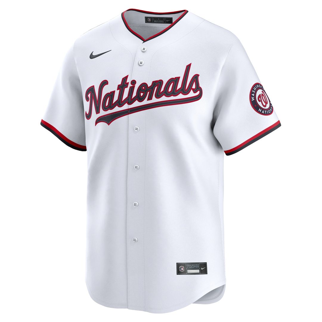 James Wood Washington Nationals Nike Home Limited Jersey - White