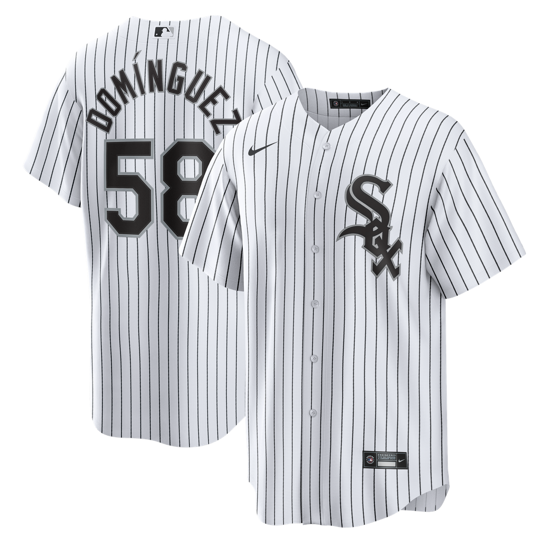 Seranthony Domínguez Chicago White Sox Nike Home Replica Jersey - White