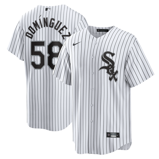 Seranthony Domínguez Chicago White Sox Nike Home Replica Jersey - White