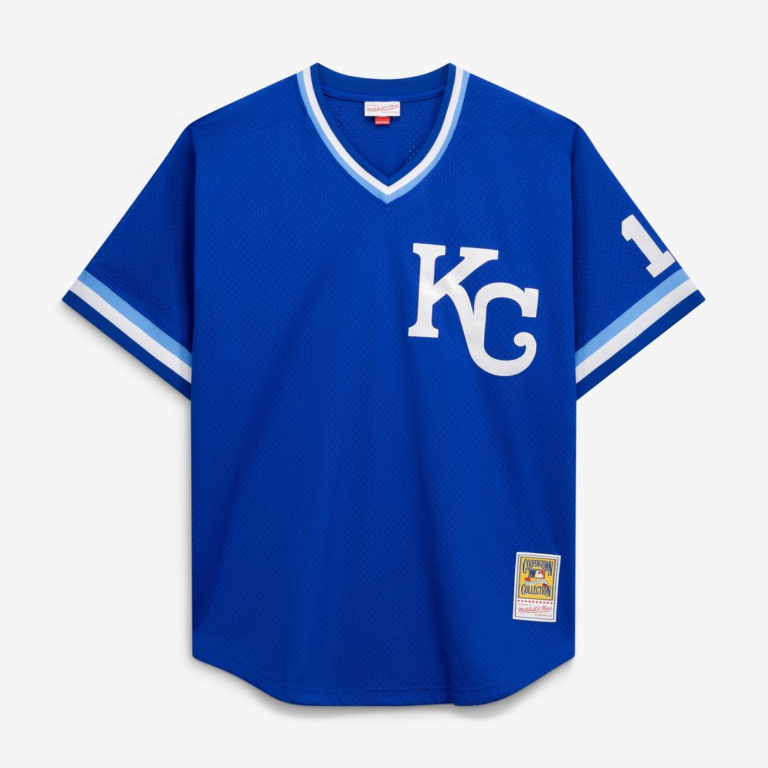 Bo Jackson Kansas City Royals Mitchell & Ness Cooperstown Collection Big & Tall Mesh Batting Practice Jersey - Royal