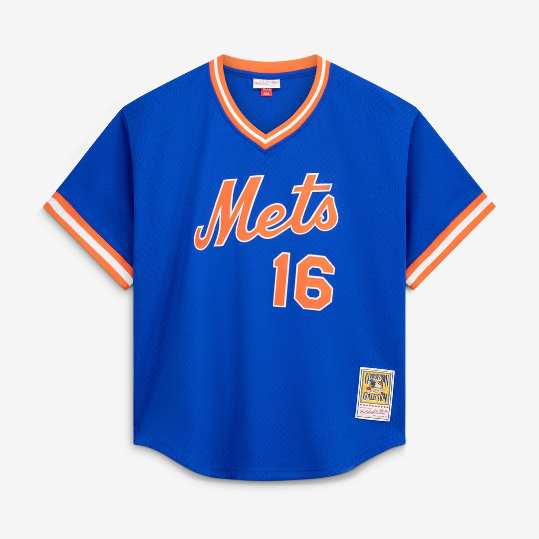 Dwight Gooden New York Mets Mitchell & Ness Authentic Batting Practice Jersey - Royal