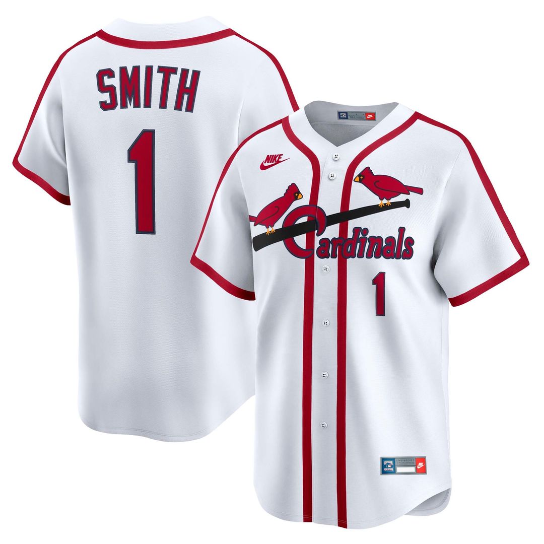Ozzie Smith St. Louis Cardinals Nike Throwback Cooperstown Collection Limited Jersey - White