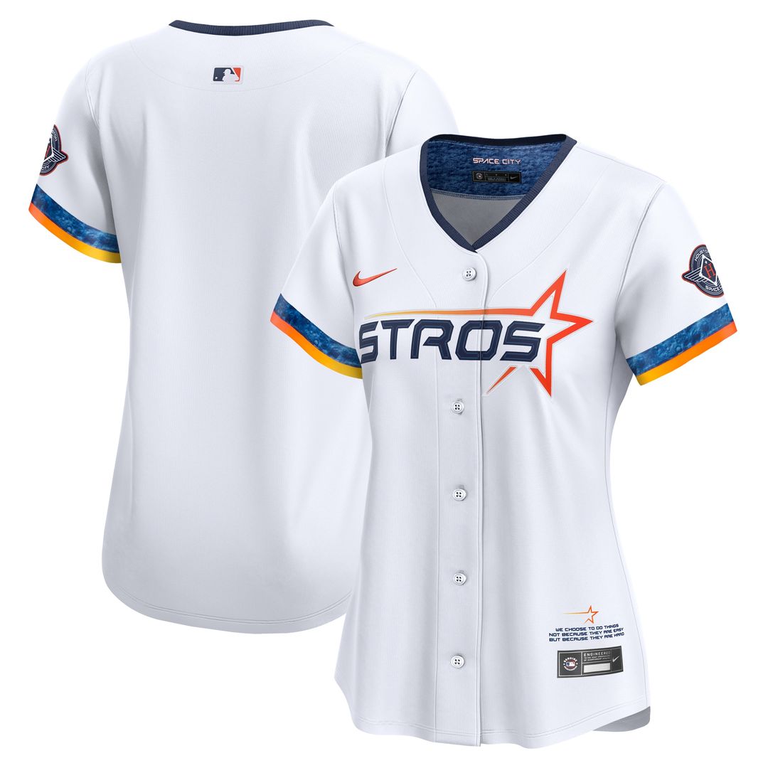 Houston Astros Nike Women's 2025 City Connect Limited Jersey - White