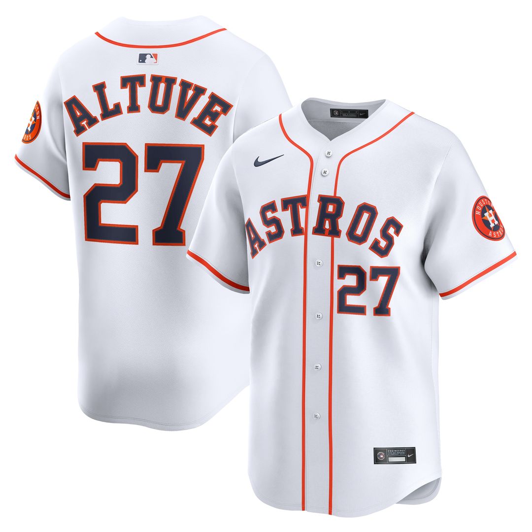 Jose Altuve Houston Astros Nike Road Limited Player Jersey - Gray