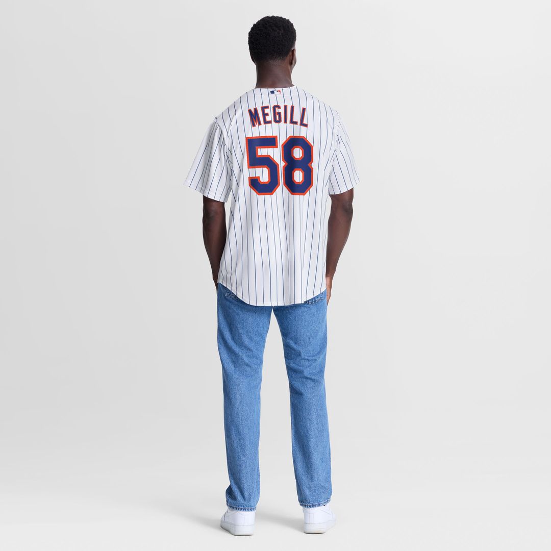 Tylor Megill New York Mets Nike Home Replica Jersey - White