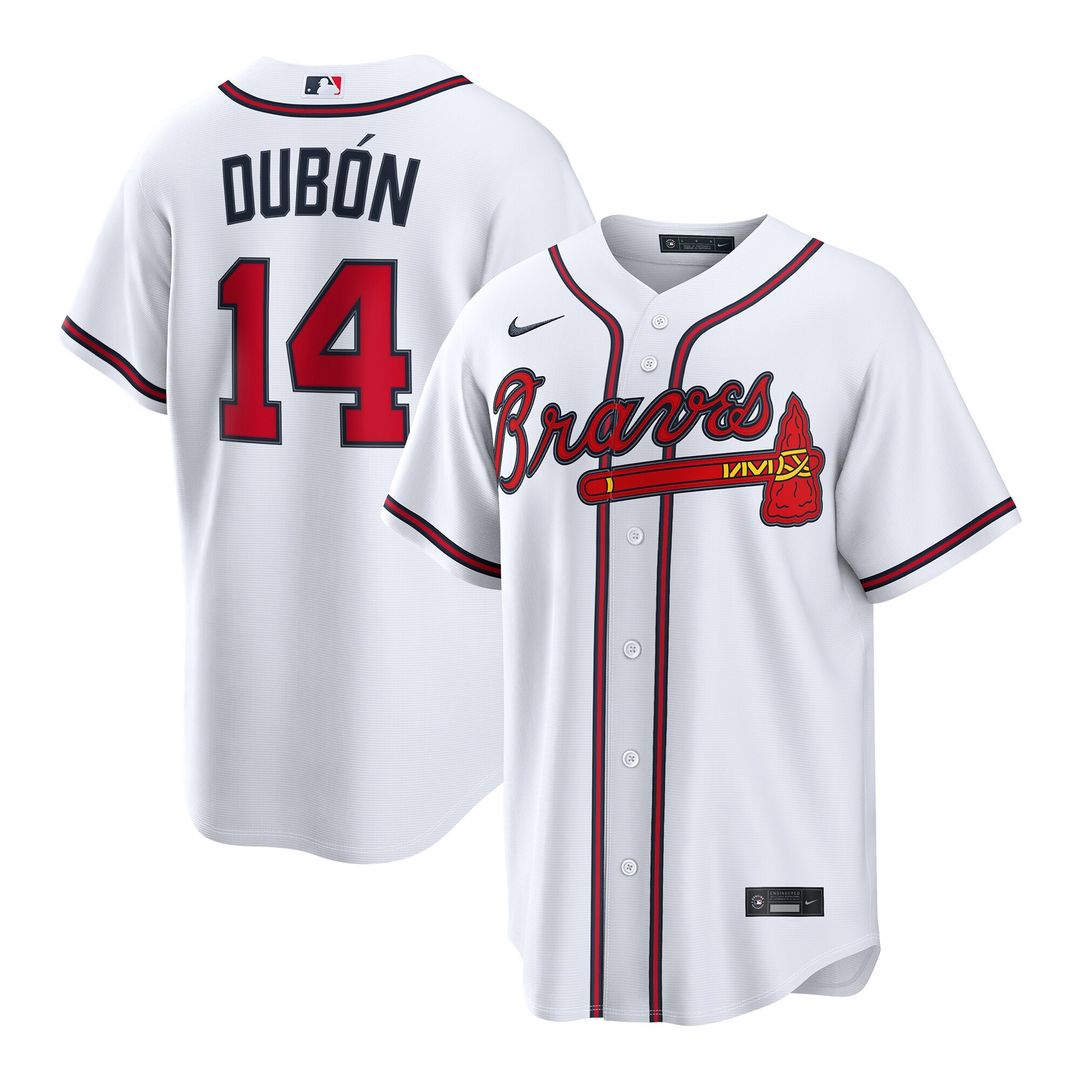 Mauricio Dubón Atlanta Braves Nike Home Replica Jersey - White