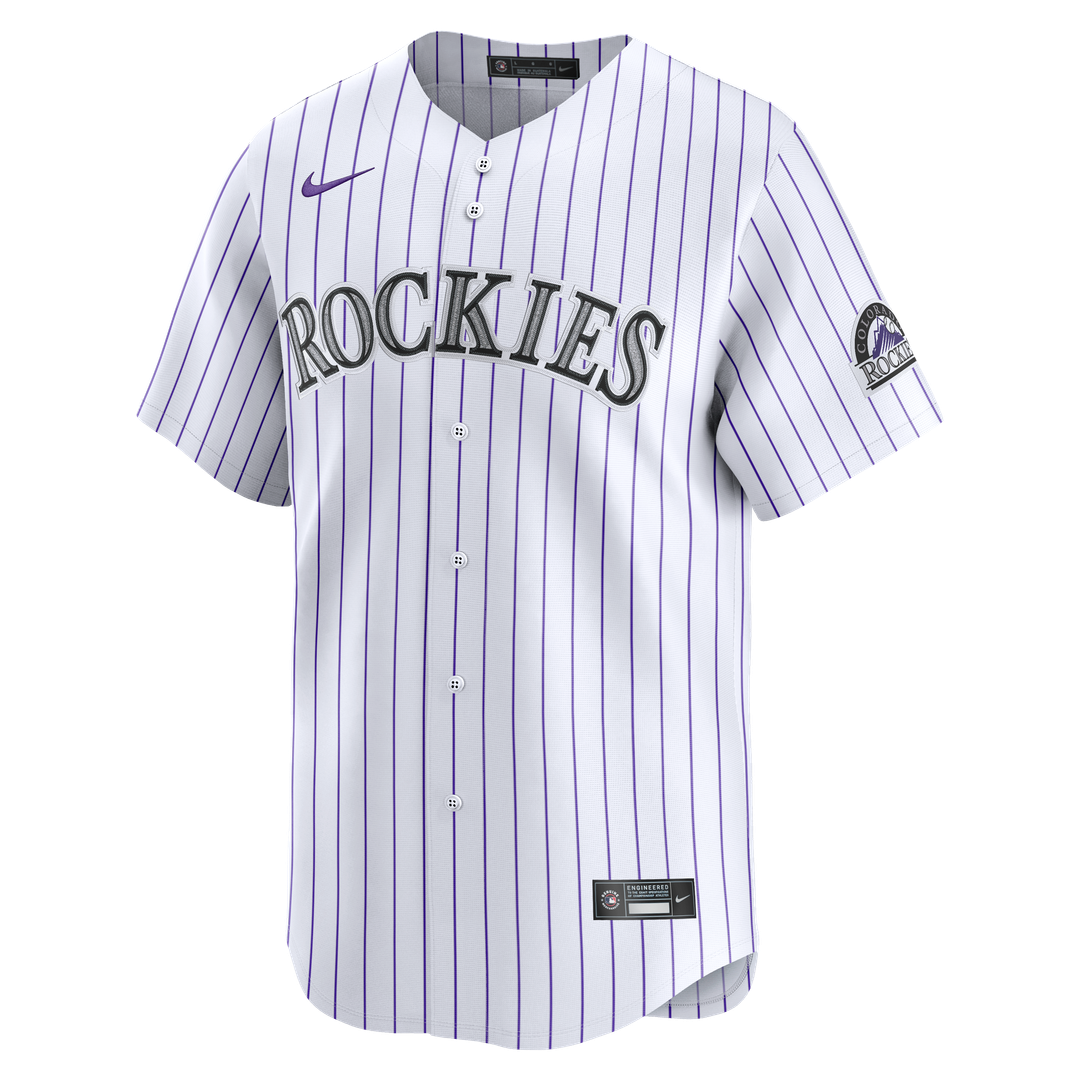 Colorado Rockies Nike Home Limited Jersey - White