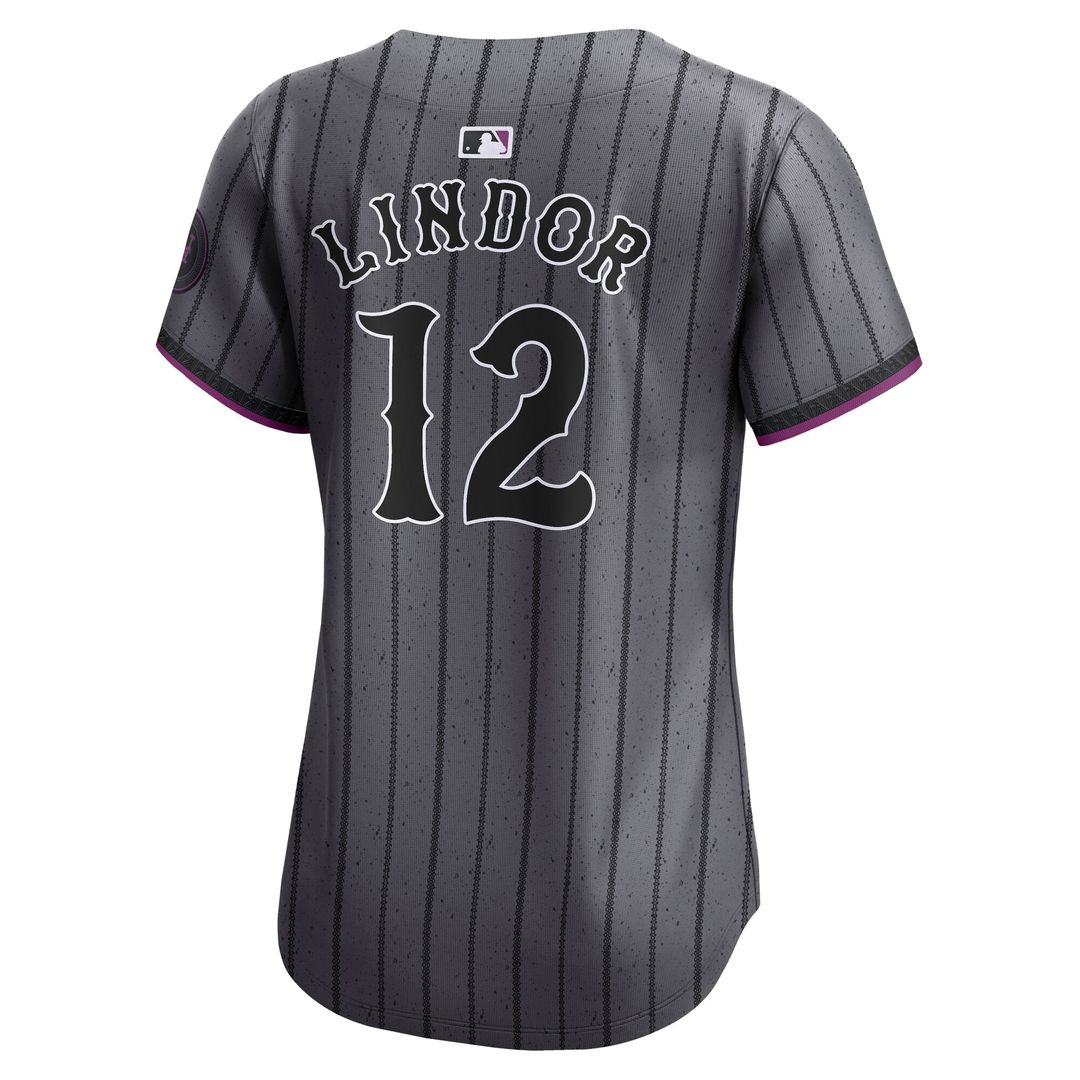 Francisco Lindor New York Mets Nike Women's City Connect Limited Jersey - Gray