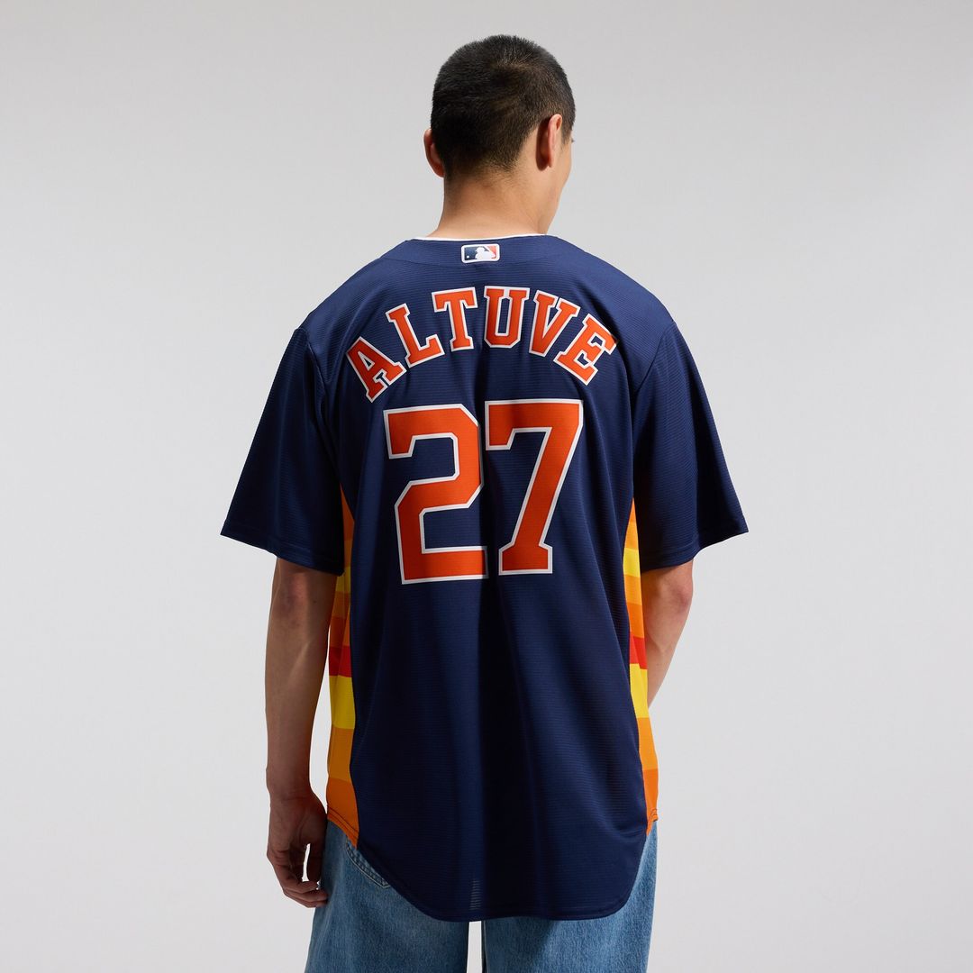 Jose Altuve Houston Astros Nike Alternate 2 Replica Jersey - Navy