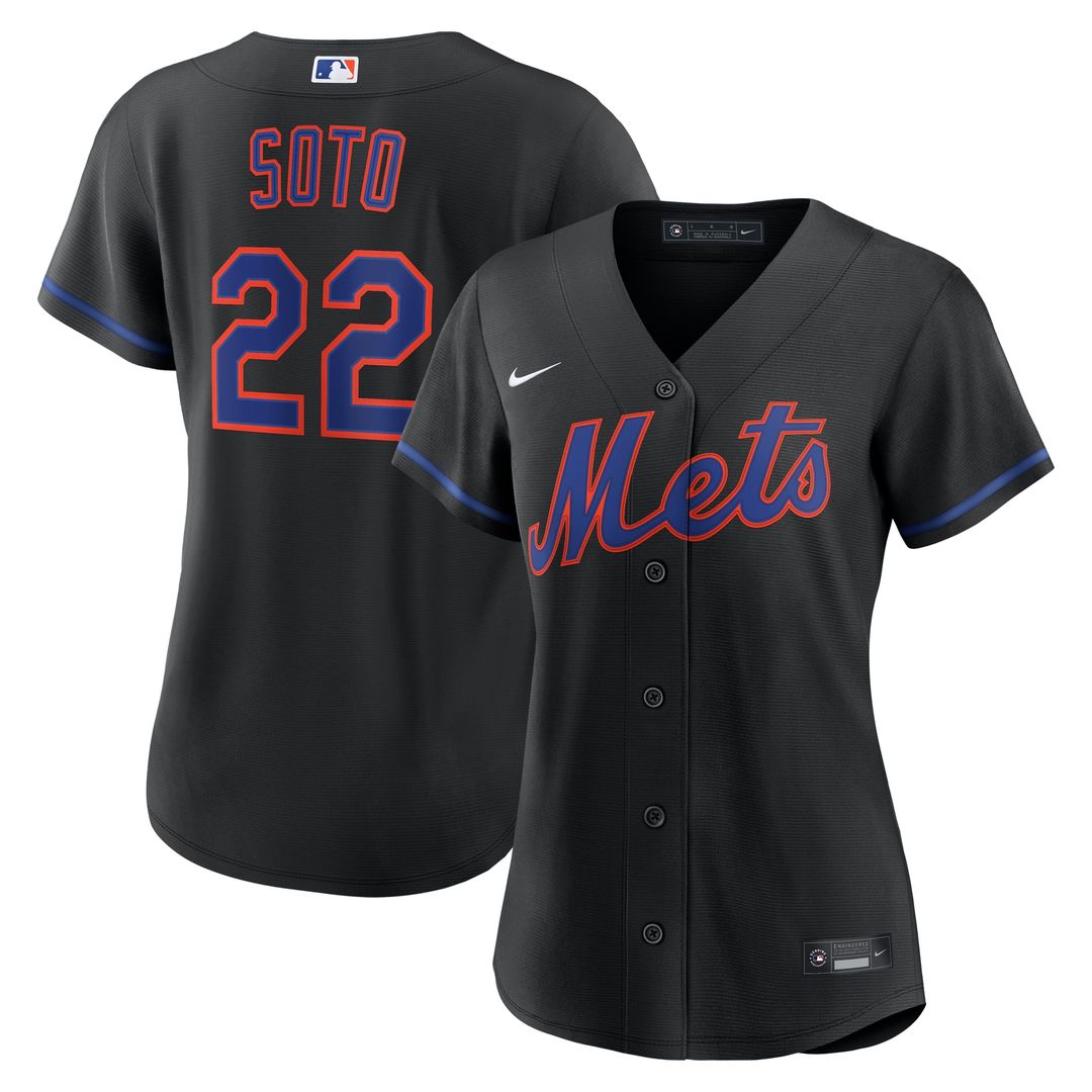 Juan Soto New York Mets Nike Women's Alternate Replica Jersey - Black