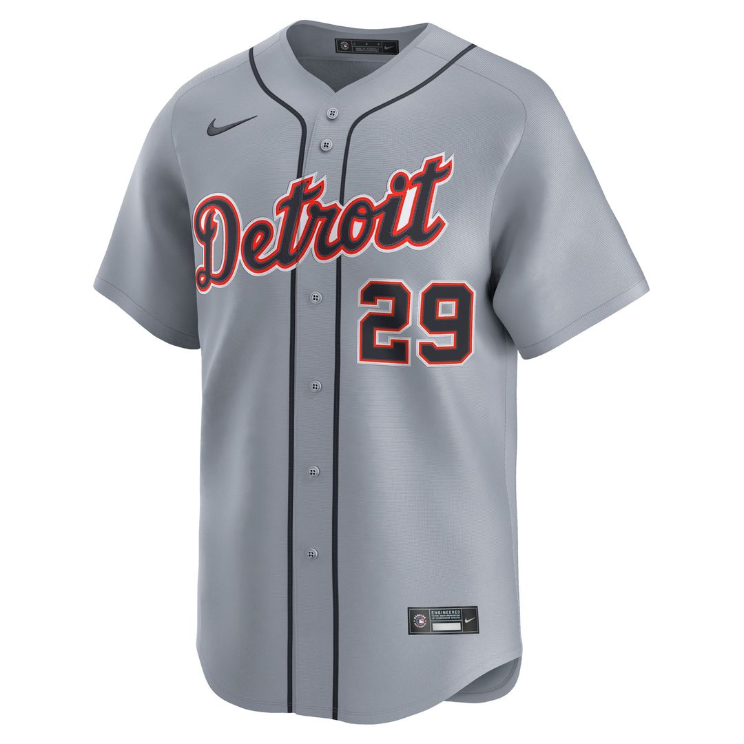 Tarik Skubal Detroit Tigers Nike Road Limited Jersey  - Gray