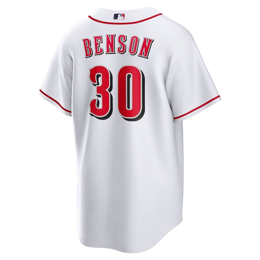 Will Benson Cincinnati Reds Nike Home Replica Jersey - White